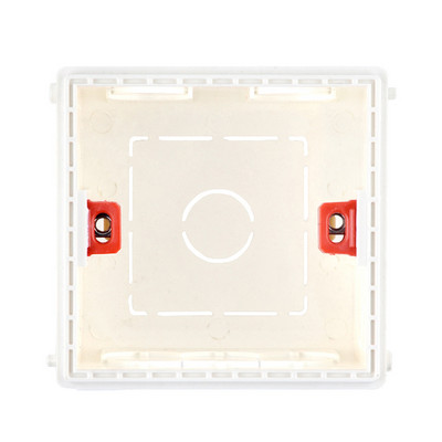 Posuda s kasetom za prekidače za utičnice Pribor za prekidače Razvodna kutija 86 mm * 86 mm * 50 mm za prekidač i utičnicu tipa 86 Bijela Crvena Plava