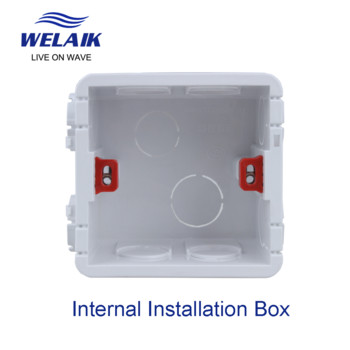 WELAIK UK Стенен превключвател-Електрическа инсталационна кутия Savior-Of White-Plastic-Огнеустойчив-ABS B101W