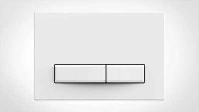 Viesnīcas vannas istabas tualetes ūdens tvertne plastmasas plāksne ar dubultu skalošanas pogu paneli slēptai cisternai