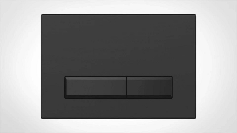 Viesnīcas vannas istabas tualetes ūdens tvertne plastmasas plāksne ar dubultu skalošanas pogu paneli slēptai cisternai