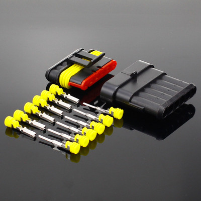 2-5 kompleta 2 pina 1/2/3/4/5/6 pinova Way AMP Super seal Vodootporni konektor električne žice Utikač za automobilski vodootporni konektor