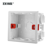 EIOMR montažna kutija Kazetna sklopka Utičnica Razvodna kutija Tip 86 Bijela skrivena unutarnja montažna kutija Stražnja kutija za ožičenje za EU UK