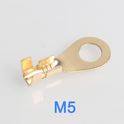 100 tk avatud traadiga pressitud vasest klemmi pistik – isoleerimata rõngasotstega presskaabli pistik