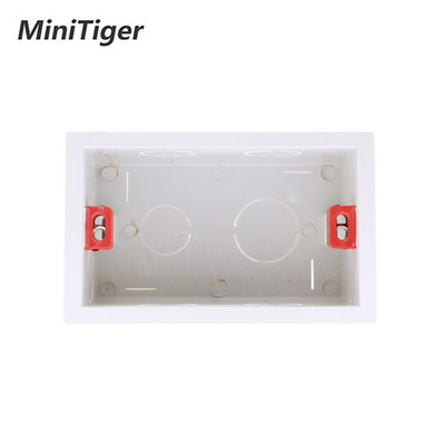 Minitiger 101mm*67mm američka standardna unutarnja montažna kutija stražnja kazeta za 118mm*72mm standardni zidni prekidač na dodir i USB utičnicu