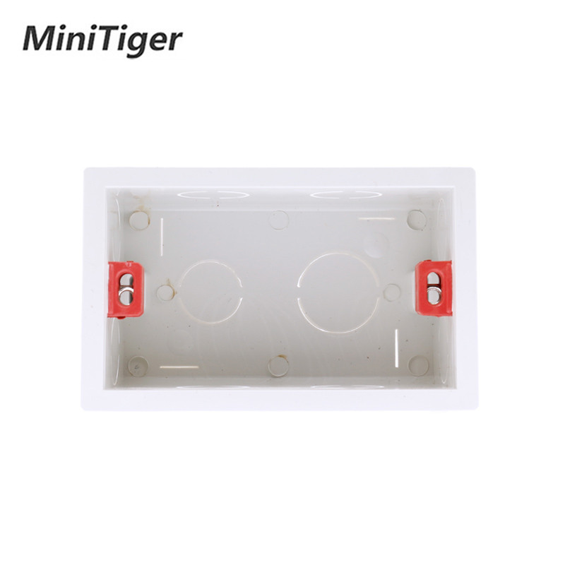Minitiger 101mm*67mm američka standardna unutarnja montažna kutija stražnja kazeta za 118mm*72mm standardni zidni prekidač na dodir i USB utičnicu