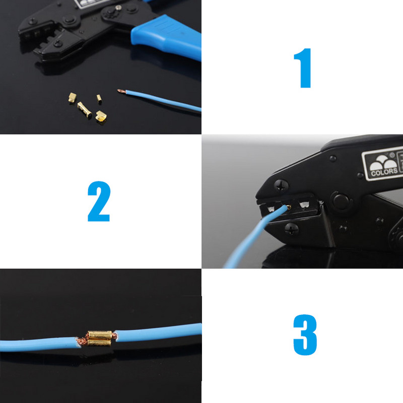 100 tk U-kujulised vasest rõngasklemmid, isoleerimata autode ja mootorrataste kaabli traadi põkkliitmikuga pressühendused DJ454A/B/C 453 452