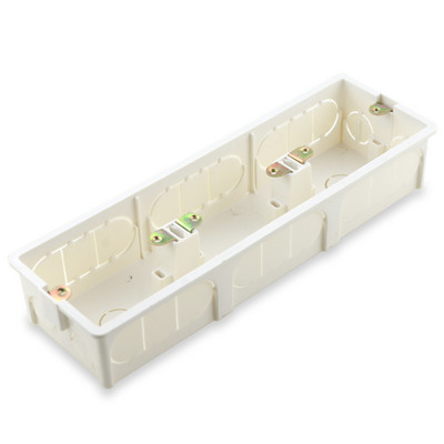 Unutarnja instalacijska kutija Ožičenje Stražnja unutrašnjost Razvodna kutija Razvodna kutija Kaseta Tamna kutija za trostruku utičnicu i prekidač 258mm*86mm