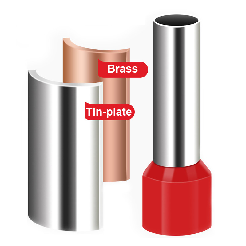 100 tk E0508 E7508 E1008 E1508 E2508 isoleeritud ümbrised Klemmiploki Juhtme otsa juhtme pistik Elektriline pressimine Terminaatori Kriim