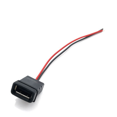 2-pinski USB-C tip Vodootporni USB konektor Izravna kompresija Ženska baza Ženska utičnica Sučelje za punjenje sa žicom za zavarivanje