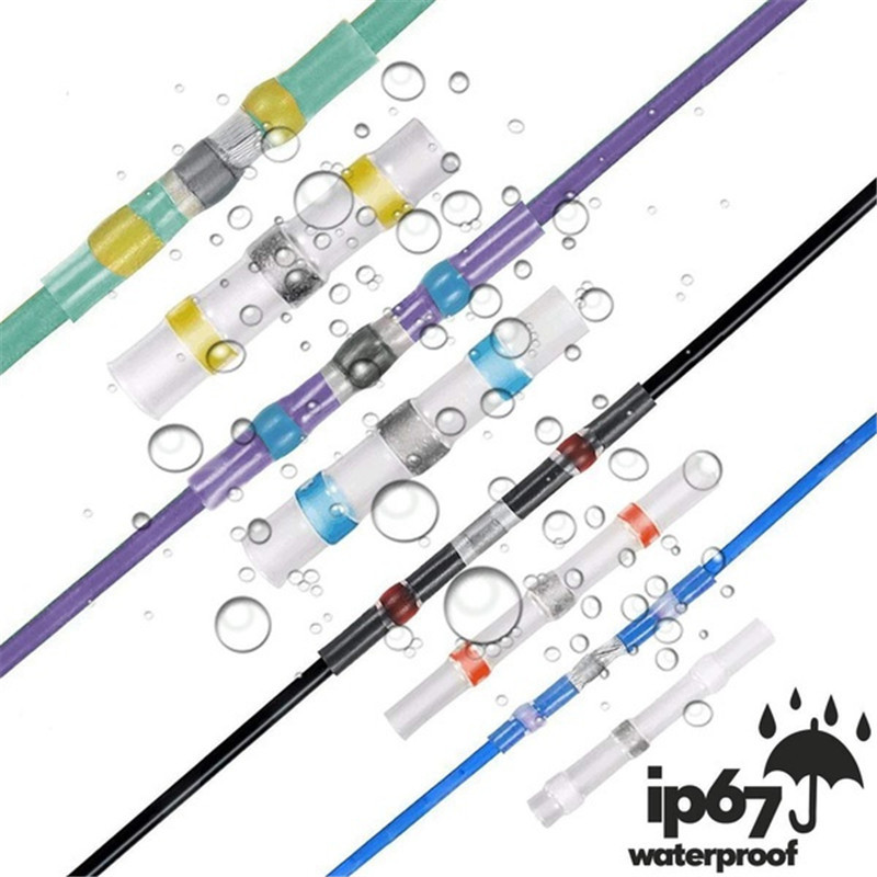 50/300/600/800 kom. Termoskupljajuće spojne stezaljke Vodootporne lemljene brtve Električni čeoni konektori Žičani kabelski spojni terminal