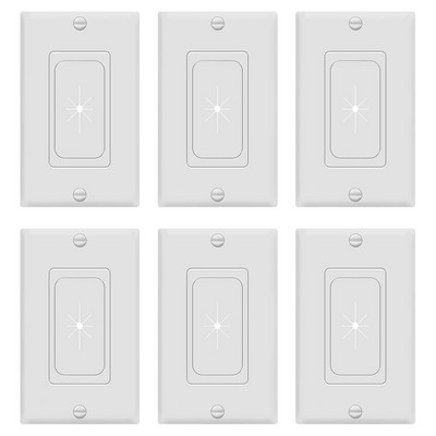 Fleksibilni gumeni zidni umetak s dekorativnom zidnom pločom 1-struka prolazna ploča za niskonaponske kabele