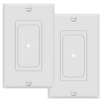 Fleksibilni gumeni zidni umetak s dekorativnom zidnom pločom 1-struka prolazna ploča za niskonaponske kabele