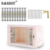 1 komplekts remonta rīks sienas instalācijas kaste 86 tips gaismas slēdža lampas ligzda kasešu remontētājs atbalsta stieņa elektriķa piederumi