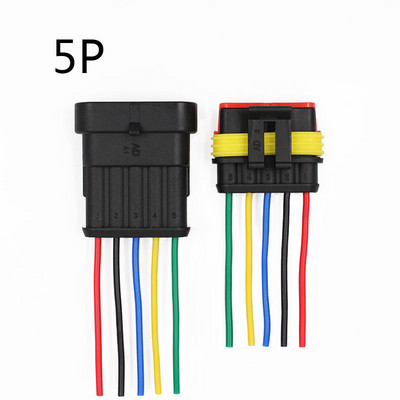 1 set AMP 1P 2P 3P 4P 5P 6P način Vodootporan električni automatski konektor muški ženski utikač sa žičanim kabelskim snopom za automobil motocikl