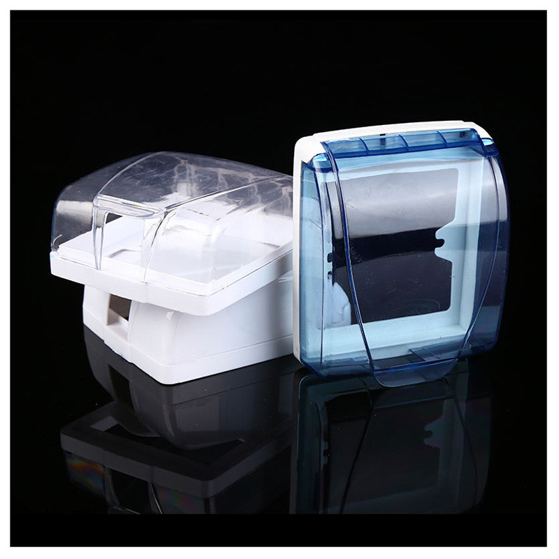 86 tipa sienas kontaktligzda ūdensnecaurlaidīga kastes paneļa panelis Vāka slēdzis Pogas aizsardzība Durvju zvana ligzdas ierīce Mājas labiekārtošana