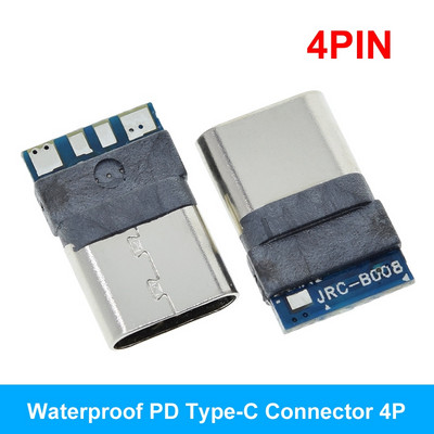 10PCS USB 3.1 Type-C konektor 12 24 pina ženska/muška utičnica utičnica adapter za lemljenje žice i kabela 24 pina podrška PCB ploča