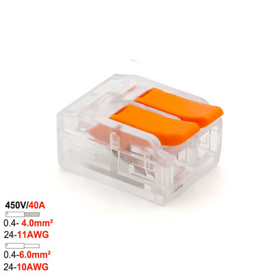 0,4-6,0 mm 30/50/100 komada & SET Mini brzi univerzalni žičani konektor Jednostavno brzo ožičenje Automobilski i terminali za solarnu energiju