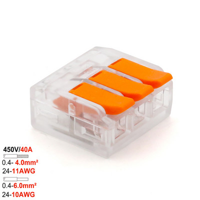 0,4-6,0 mm 30/50/100 komada & SET Mini brzi univerzalni žičani konektor Jednostavno brzo ožičenje Automobilski i terminali za solarnu energiju