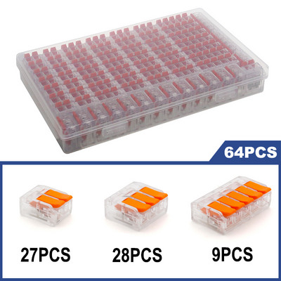 0,4-6,0 mm 30/50/100 komada & SET Mini brzi univerzalni žičani konektor Jednostavno brzo ožičenje Automobilski i terminali za solarnu energiju