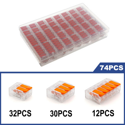 0,4-6,0 mm 30/50/100 komada & SET Mini brzi univerzalni žičani konektor Jednostavno brzo ožičenje Automobilski i terminali za solarnu energiju