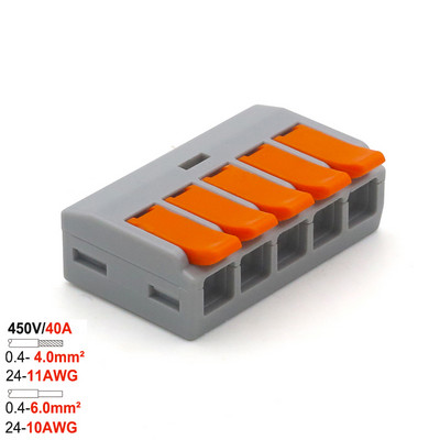 0,4-6,0 mm 30/50/100 komada & SET Mini brzi univerzalni žičani konektor Jednostavno brzo ožičenje Automobilski i terminali za solarnu energiju