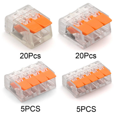 0,4-6,0 mm 30/50/100 komada & SET Mini brzi univerzalni žičani konektor Jednostavno brzo ožičenje Automobilski i terminali za solarnu energiju