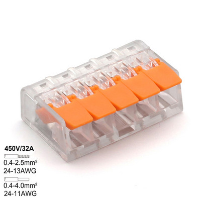 0,4-6,0 mm 30/50/100 komada & SET Mini brzi univerzalni žičani konektor Jednostavno brzo ožičenje Automobilski i terminali za solarnu energiju