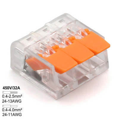 0,4-6,0 mm 30/50/100 komada & SET Mini brzi univerzalni žičani konektor Jednostavno brzo ožičenje Automobilski i terminali za solarnu energiju