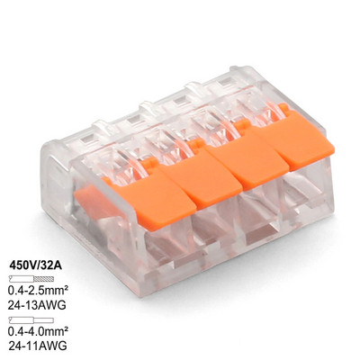 0,4-6,0 mm 30/50/100 komada & SET Mini brzi univerzalni žičani konektor Jednostavno brzo ožičenje Automobilski i terminali za solarnu energiju