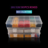 Višebojna termoskupljajuća cijev u kutiji, termoskupljajuća cijev, izolacijski omotač od poliolefinske stezne žice, komplet omota kabela