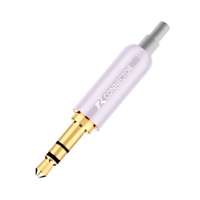 1 kom aluminijske utičnice 3.5 utikač za slušalice sa stezaljkama za stražnji utikač 3.5 mm 3 polni stereo muški utikač pozlaćeni žičani konektor