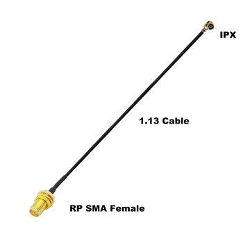 ALLiSHOP sma pigtail Jumper RP SMA женски към U.FL IPX RG178 1.13 кабелни гнезда жак конектори адаптер за Wifi рутер GPS AP