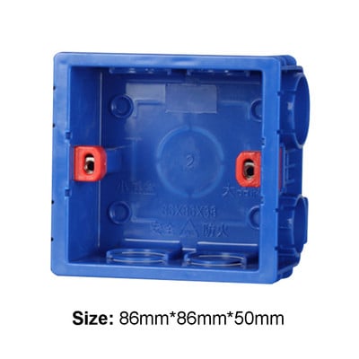 86 Montažna kutija Kazetna sklopka Utičnica Razvodna kutija Skrivena unutarnja kutija za ugradnju