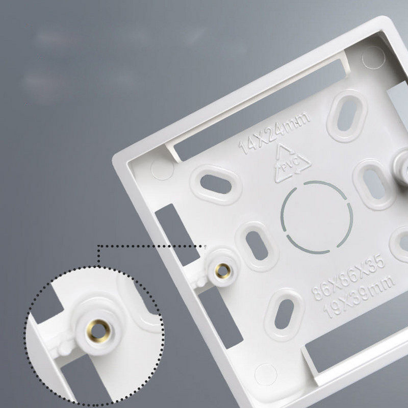 86 Montažna kutija Kazetna sklopka Utičnica Razvodna kutija Skrivena unutarnja kutija za ugradnju