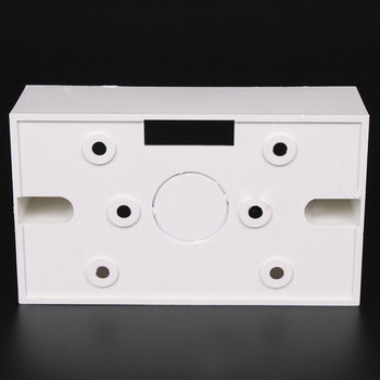 2бр. 118/120 Малък тип превключвател за стенен монтаж Дълбочина на кутията 40 мм Дъно PVC Разклонителна кутия 118*68*40 мм