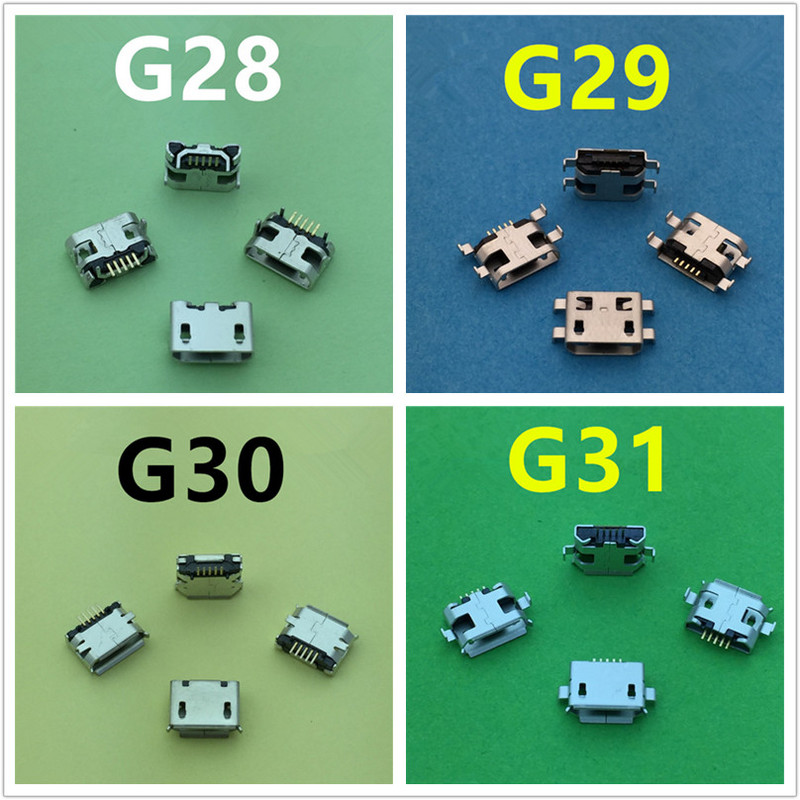 20 modela Micro USB 5pin ženski konektor za punjenje mobilnog telefona SMT utičnica Data Jack konektor Port PCB ploča Drop Shipping