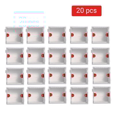 Montaža Stražnja kutija Prekidač Utičnica Kutija 50 mm dubine Zidni prekidač 86 Tip Zidna utičnica Kazetni prekidač za svjetlo EU standardni unutarnji nosač