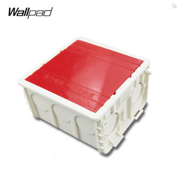 Пластмасова кутия за монтаж на стена с капак на капака за гнездо за стенен превключвател 86x86 мм Винтови гайки от неръждаема стомана