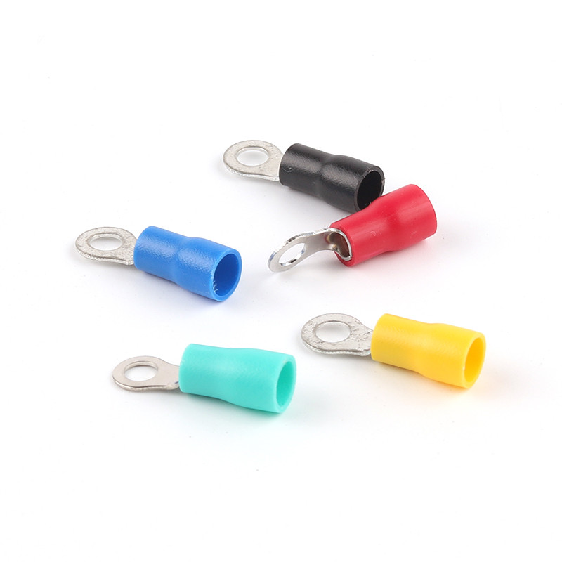 100PCS RV2-3.2 RV2-4 RV2-5 RV2-6 RV2-8 RV2-10 prstenom izolirani terminalni kabel Crimp terminal 1.5-2.5mm2 kabelski žičani konektor
