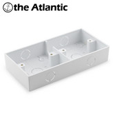 Ārējā uzstādīšanas kārba ārpus sadales kārbas montāžas kārbas virsmas kārba 2 grupveida kaste 172 mm * 86 mm dubultā sienas slēdzim un kontaktligzdai