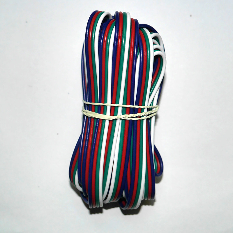 5 ~ 100 metara 2pin 3pin 4pin 5pin 6pin 22 AWG produžni električni žičani kabel Led konektor za 5050 3528 RGBW RGB CCT LED traku