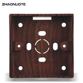 Retro kapcsoló kimenet alsó doboz fa színű 86 típusú kapcsoló aljzat csatlakozó doboz kiemelkedő falra szerelhető doboz 86x86x35mm
