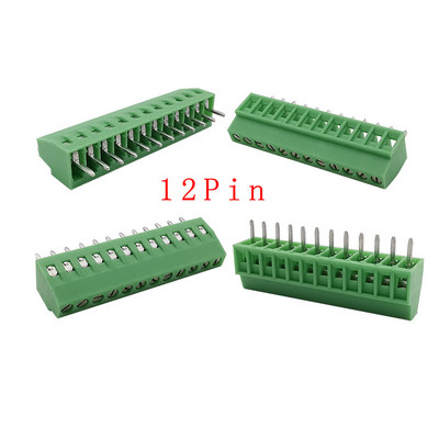 2,54 mm/0,1" korak PCB vijčani terminalni blok konektor 2P 3P 4P 5P 6P 7P 8P 9P 10P 12P 16Pin terminali 150V 6A za 26-18AWG kabel