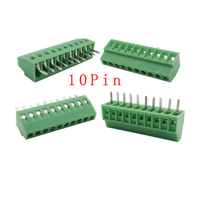 2,54 mm/0,1" korak PCB vijčani terminalni blok konektor 2P 3P 4P 5P 6P 7P 8P 9P 10P 12P 16Pin terminali 150V 6A za 26-18AWG kabel