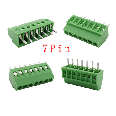 2,54 mm/0,1" korak PCB vijčani terminalni blok konektor 2P 3P 4P 5P 6P 7P 8P 9P 10P 12P 16Pin terminali 150V 6A za 26-18AWG kabel