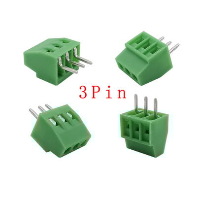 2,54 mm/0,1" korak PCB vijčani terminalni blok konektor 2P 3P 4P 5P 6P 7P 8P 9P 10P 12P 16Pin terminali 150V 6A za 26-18AWG kabel