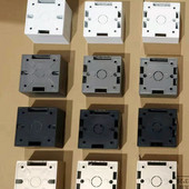 86*86*40mm Premium dobro upakirana razvodna kutija, EU utičnica zidna kutija za vanjsku montažu bijela | Pečenje crno, sivo i zlatno