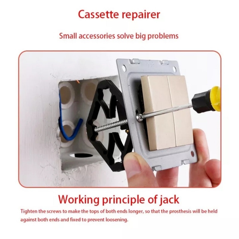 86 mm tipo sieninio laikiklio tamsios kasetės remonto jungiklis senas lizdo dėžutės pakeitimas atramos strypo mangano plieno lizdo laikiklio remontas