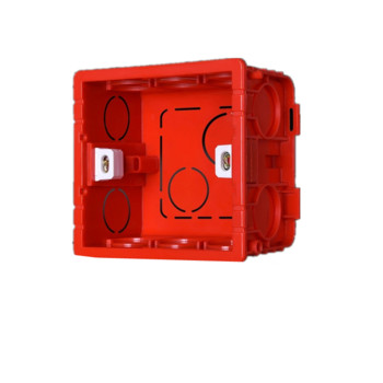 Тип 86 Обща електрическа кутия за стенен превключвател, съединителна кутия за превключвател, скрита в монтажната кутия бяло червено синьо