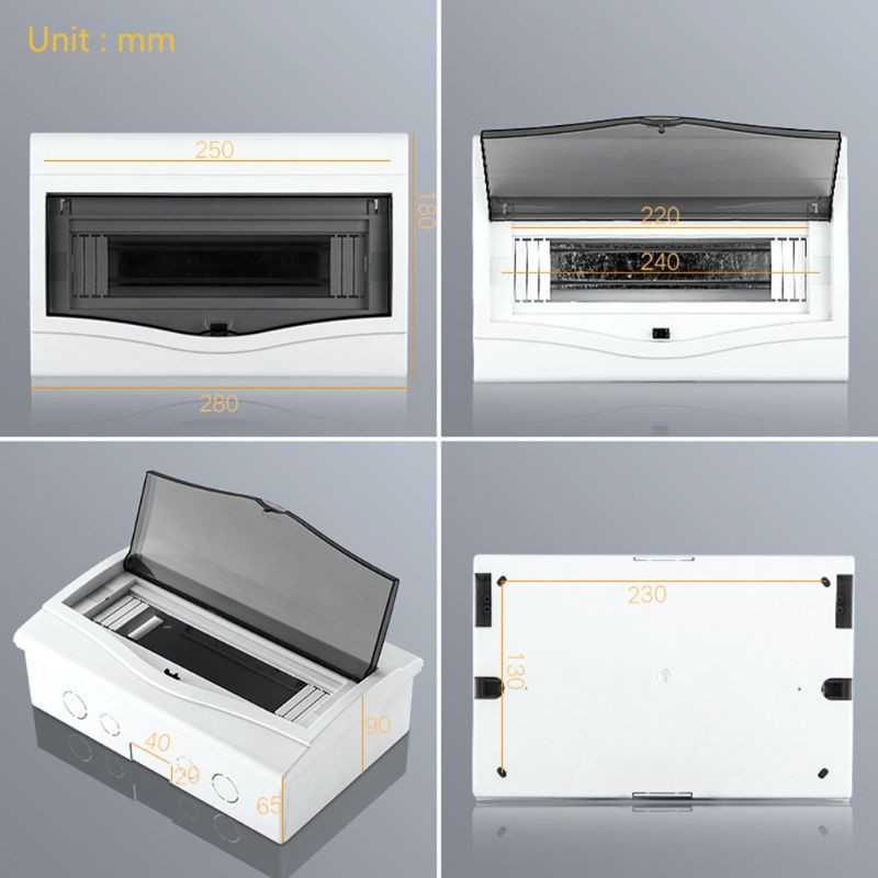 Električna razvodna kutija Kućište za kućnu rasvjetu za 2-4/5-8/9-12 strujni prekidač